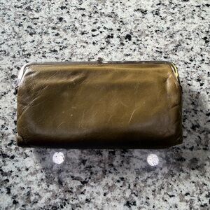 HOBO Olive Leather Wallet